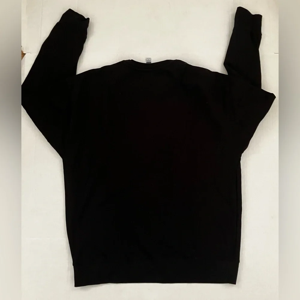 Studio Rains x Mirror & Thread Black Ghost Sweatshirt-Large - Spooky Cute-Unisex - Picture 3 of 7